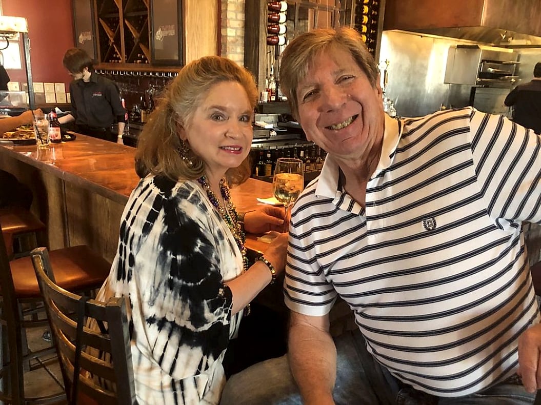 Mark Vest with his wife Danon